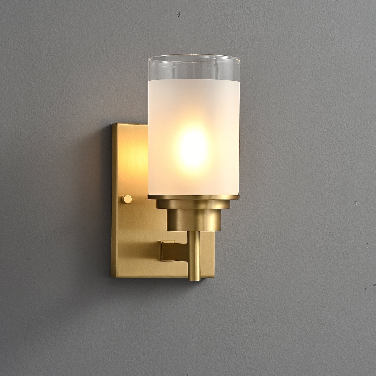 Myvele Applique Murale Verre Laiton Vintage Élégance