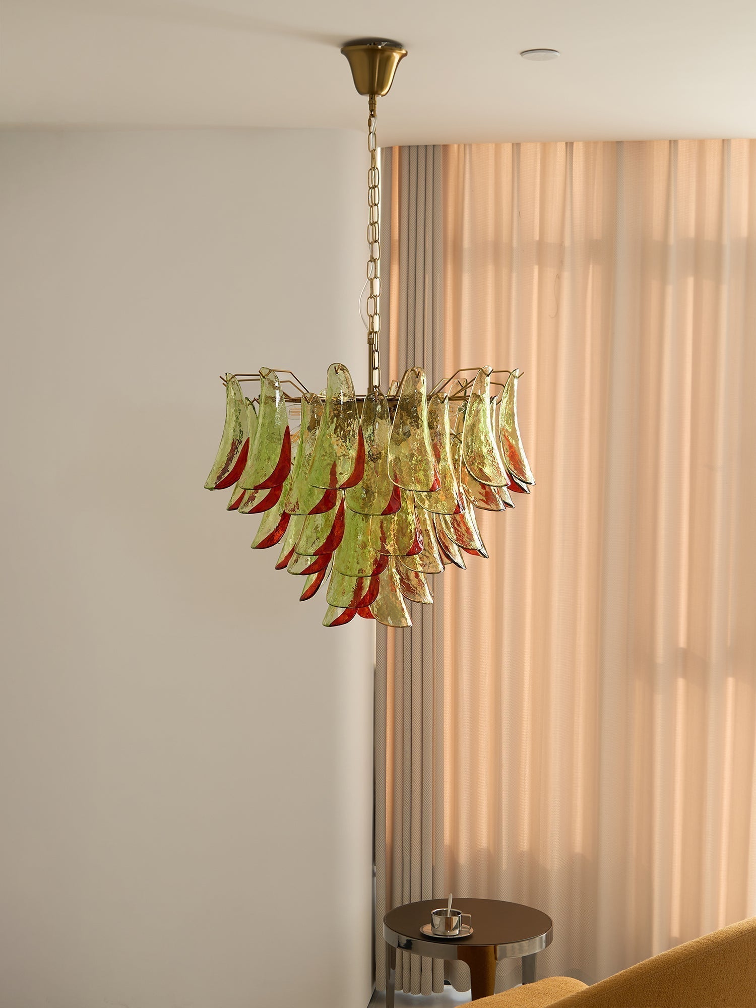 Aurora Lustre en Verre Murano Pétale Élégant