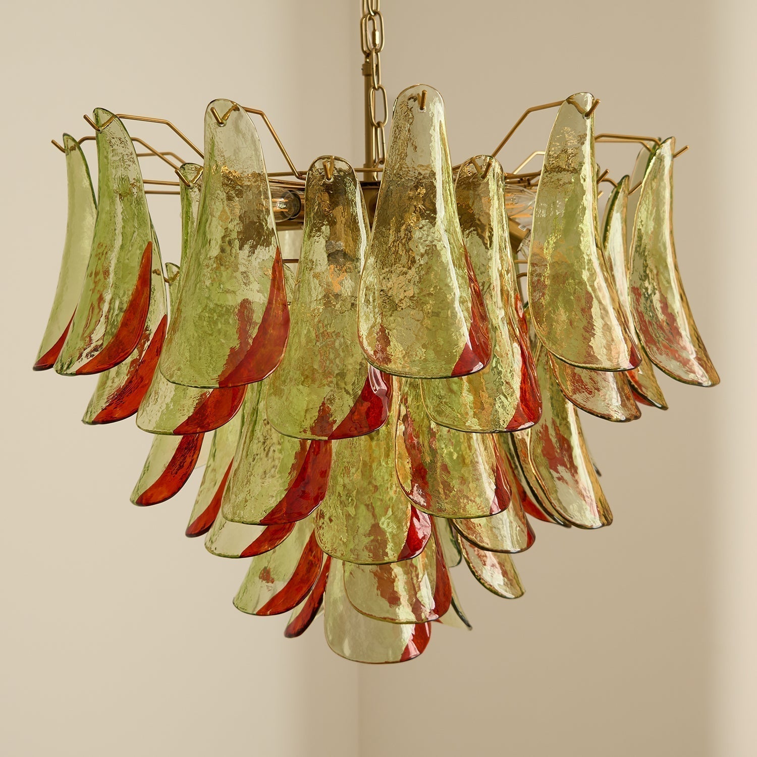 Aurora Lustre en Verre Murano Pétale Élégant