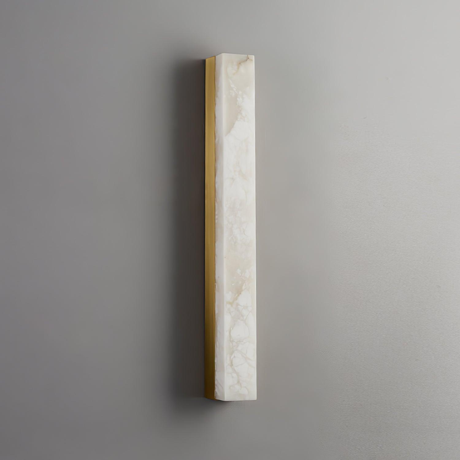 Quill Applique Murale Laiton Albâtre Minimaliste