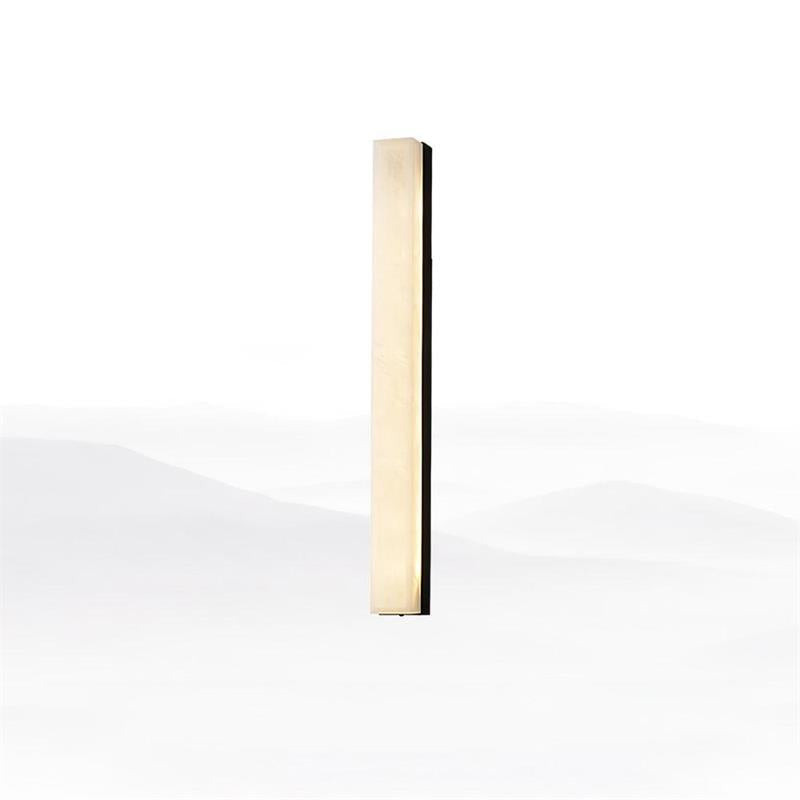 Quill Applique Murale Laiton Albâtre Minimaliste