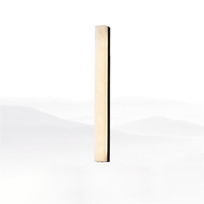 Quill Applique Murale Laiton Albâtre Minimaliste
