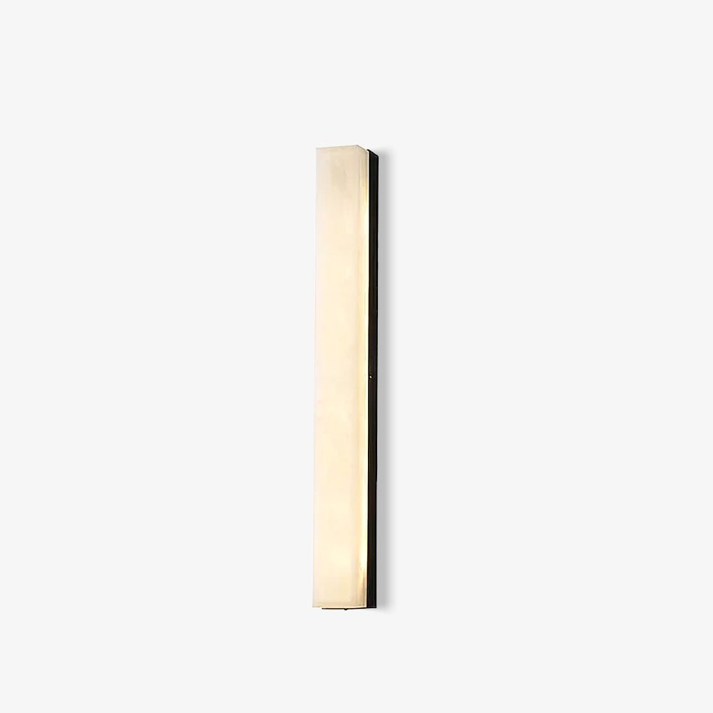 Luste Applique Murale Minimaliste en Albâtre Rectangulaire