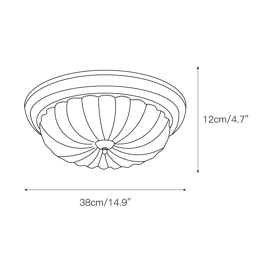 Arraeion Plafonnier Métal Verre Moderne Minimaliste