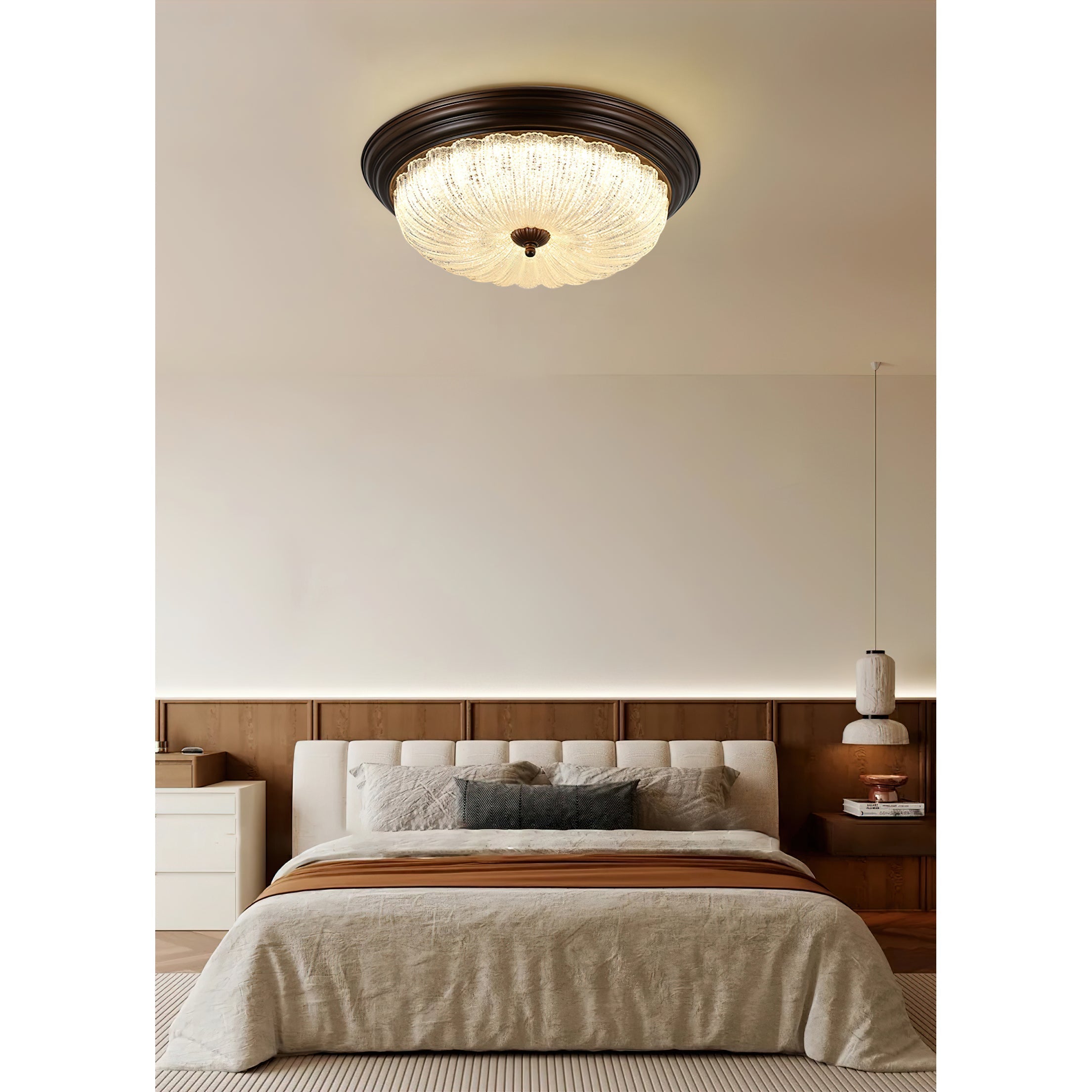 Arraeion Plafonnier Métal Verre Moderne Minimaliste