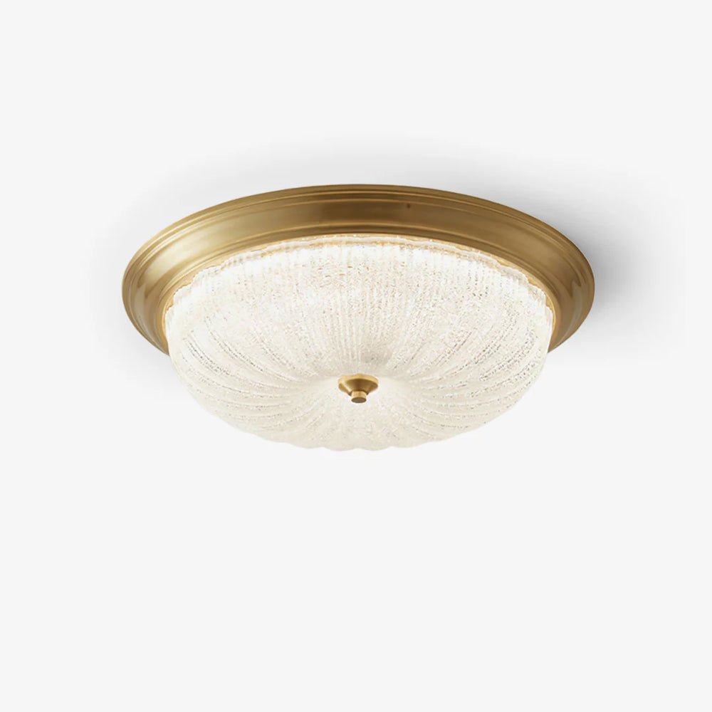 Nyrinis Traditionnel Classique Laiton Verre Plafonnier Lumière