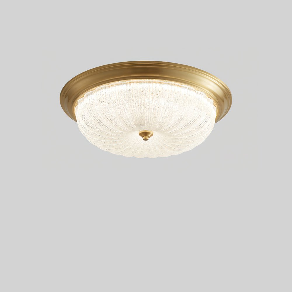 Nyrinis Traditionnel Classique Laiton Verre Plafonnier Lumière