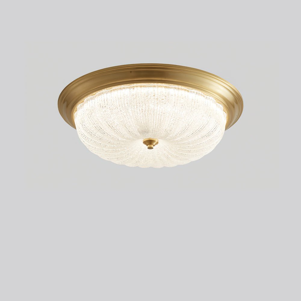Nyrinis Traditionnel Classique Laiton Verre Plafonnier Lumière