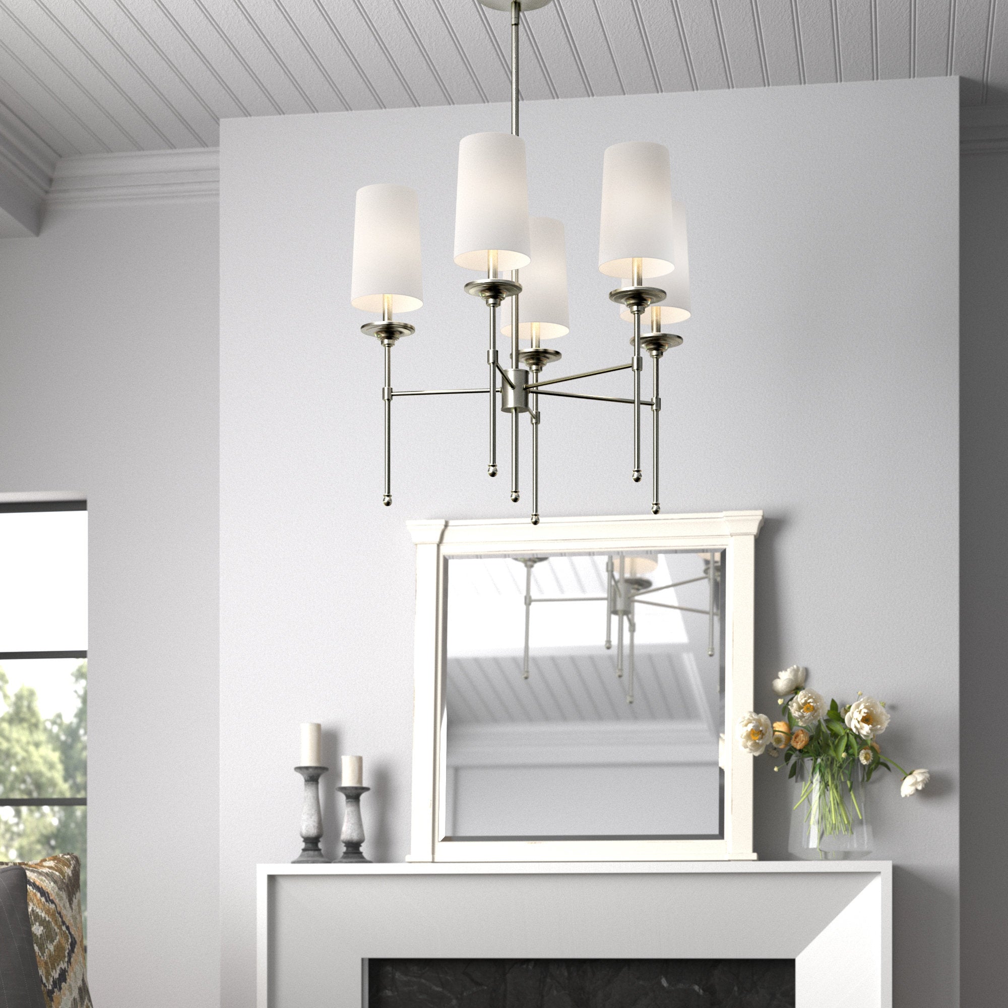 Armiriel Lustre Laiton Tissu Vintage Industriel