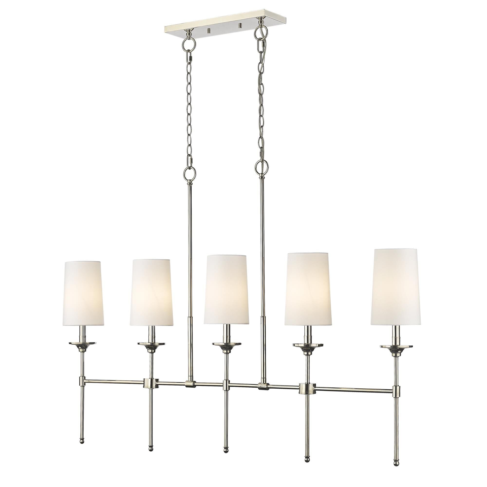 Verinyra Lustre Linéaire Laiton Tissu Vintage Industriel