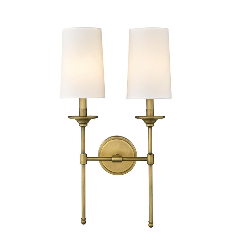 Esileth Applique Murale Laiton Tissu Vintage