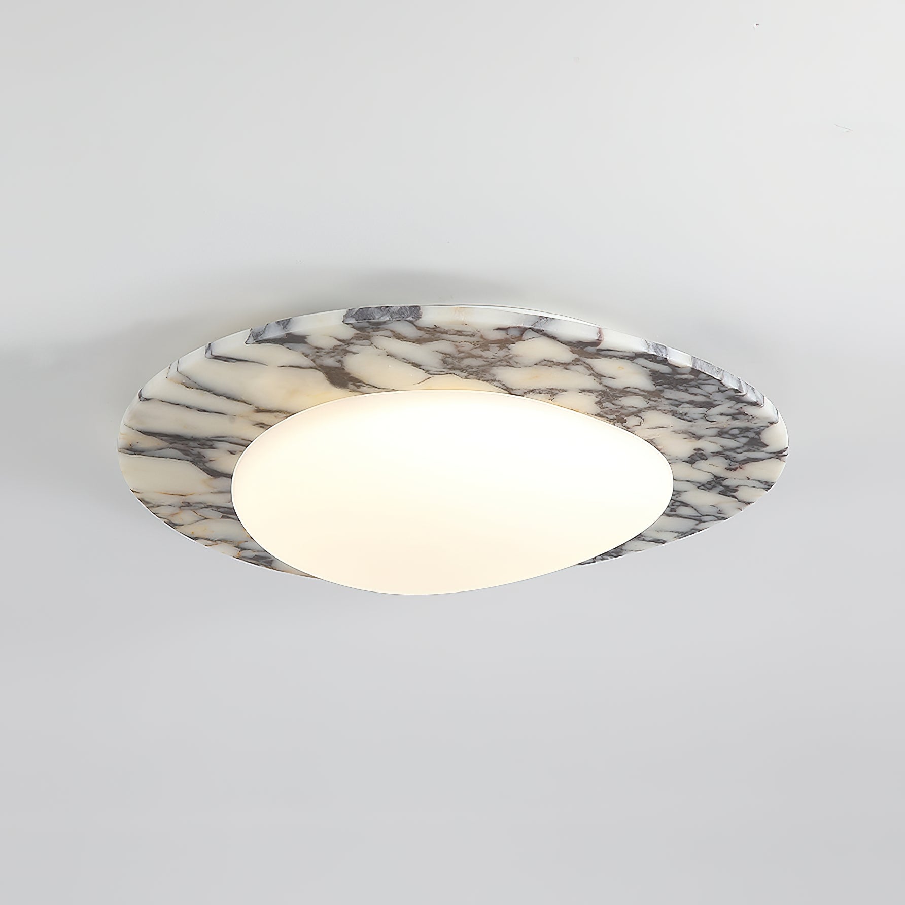 Ceraeion Plafonnier Verre Marbre Moderne Minimaliste