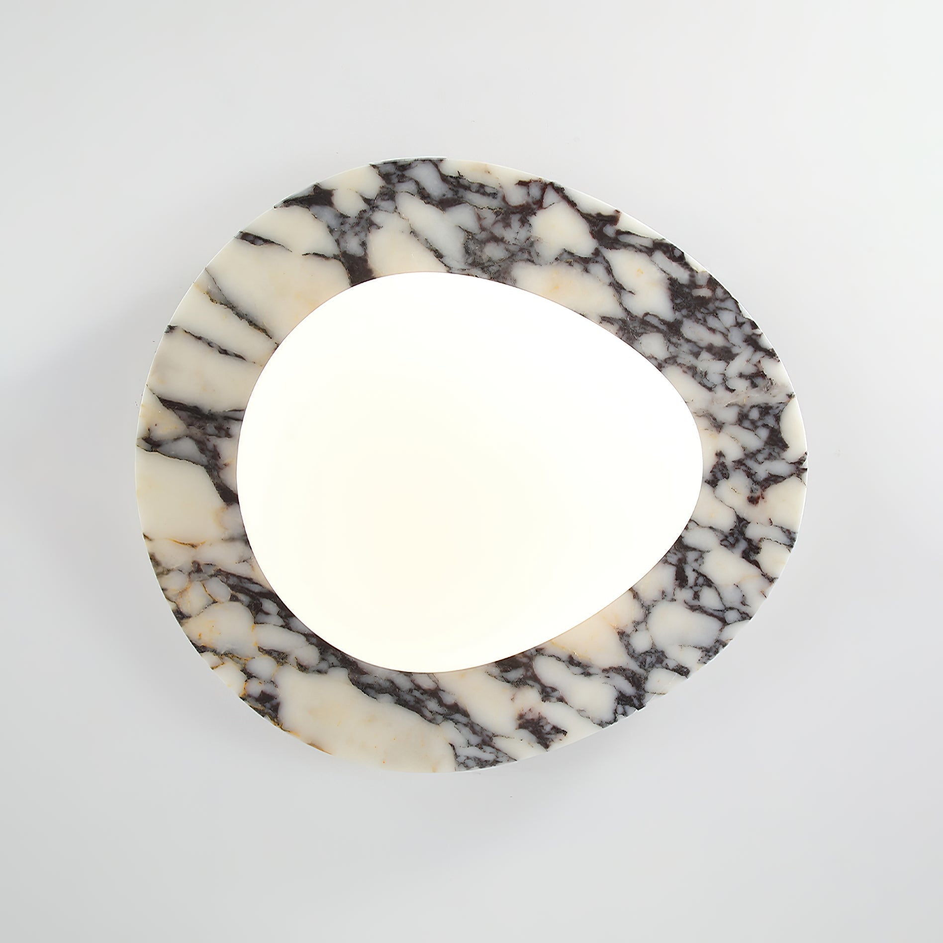 Ceraeion Plafonnier Verre Marbre Moderne Minimaliste