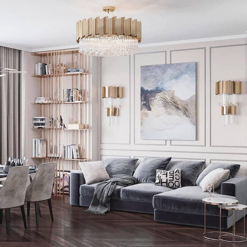 Vevyniel Postmoderne Luxe Empire Cristal Applique Murale