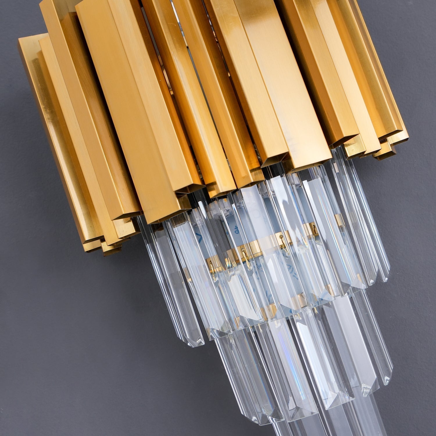 Vevyniel Postmoderne Luxe Empire Cristal Applique Murale