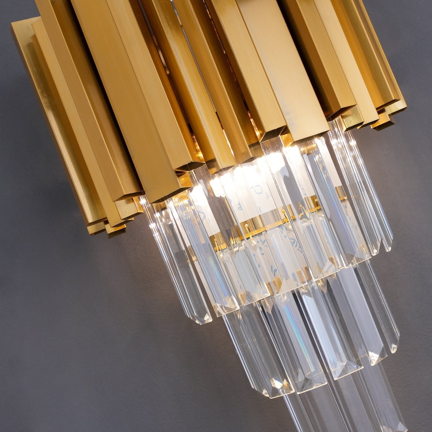 Vevyniel Postmoderne Luxe Empire Cristal Applique Murale