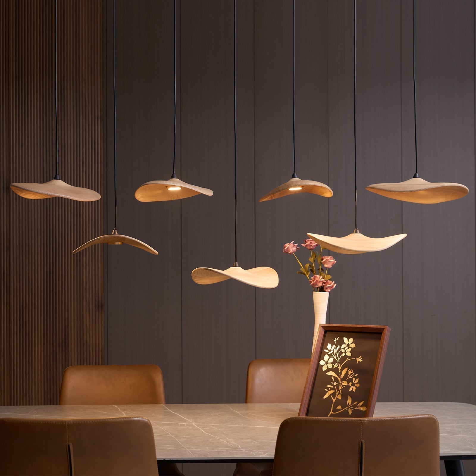 Abbott Lustre Bois Feuille Vide Minimaliste