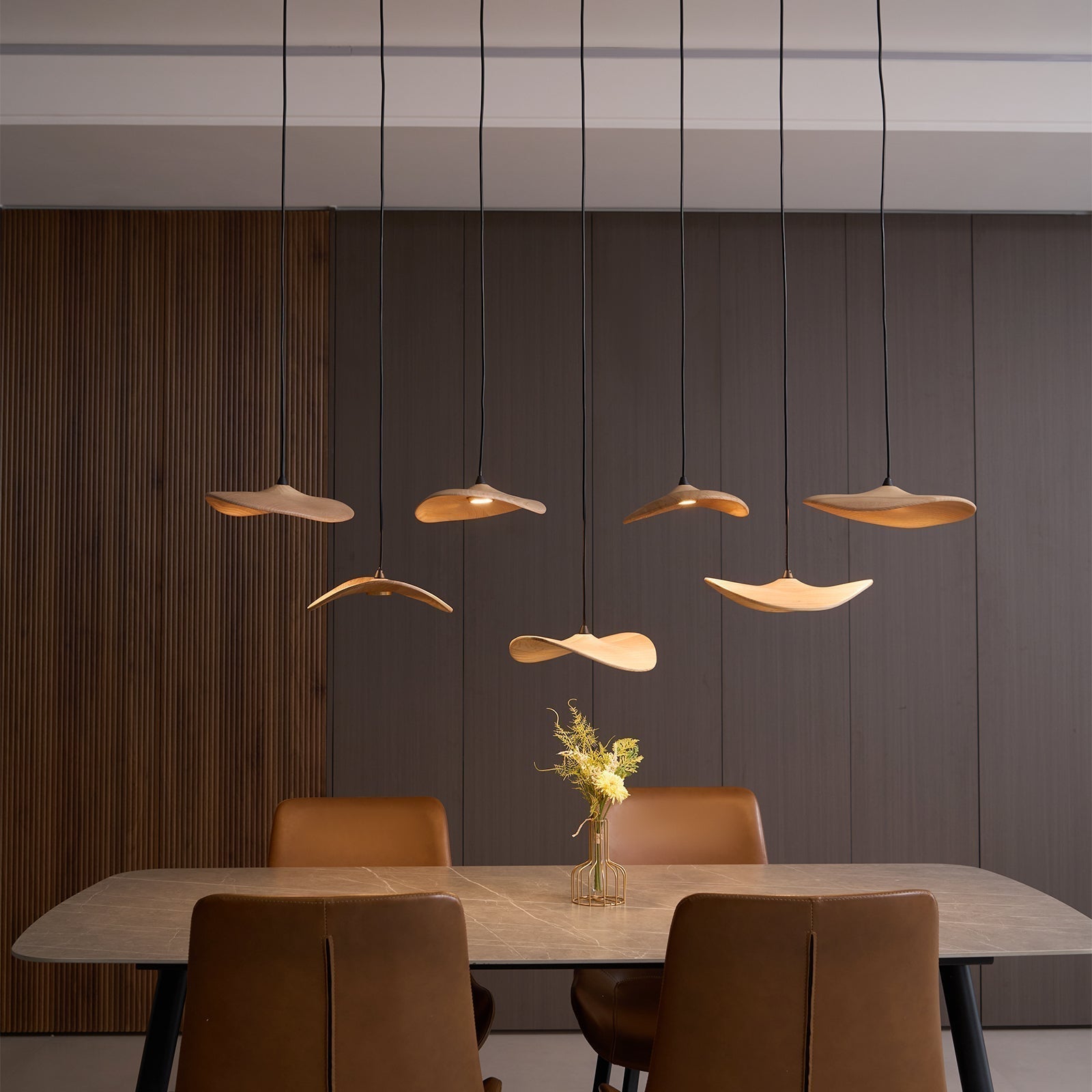 Abbott Lustre Bois Feuille Vide Minimaliste
