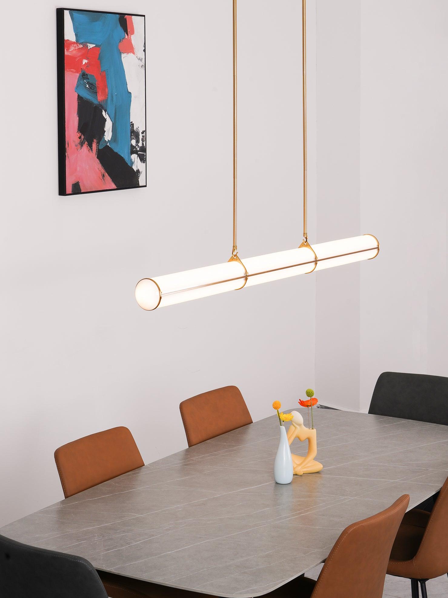 Lustra Suspension Cylindrique Endless pour Salle à Manger