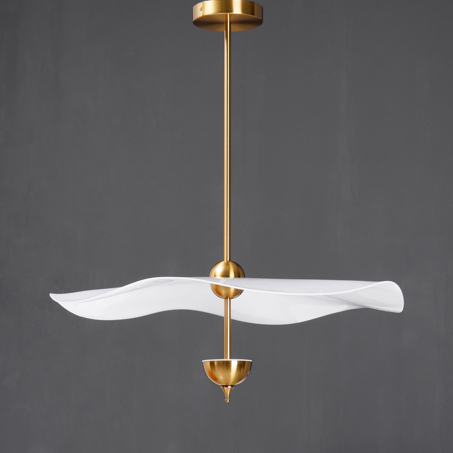 Lustra Suspension Double Biscuit pour Salon