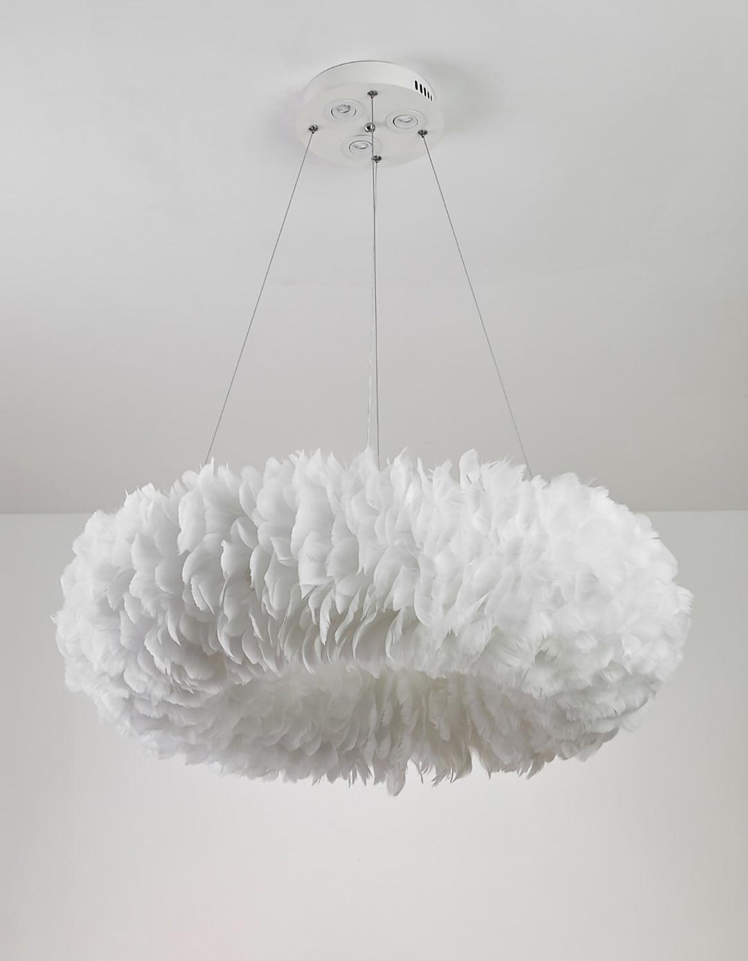Goose Lampe suspendue à plumes