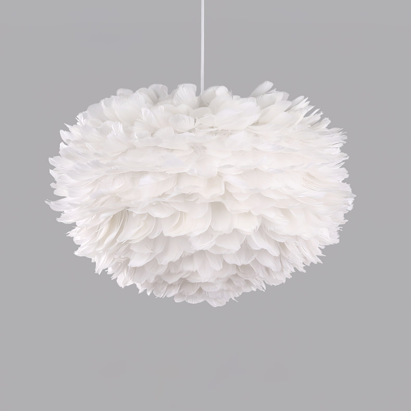 Goose Lampe suspendue à plumes