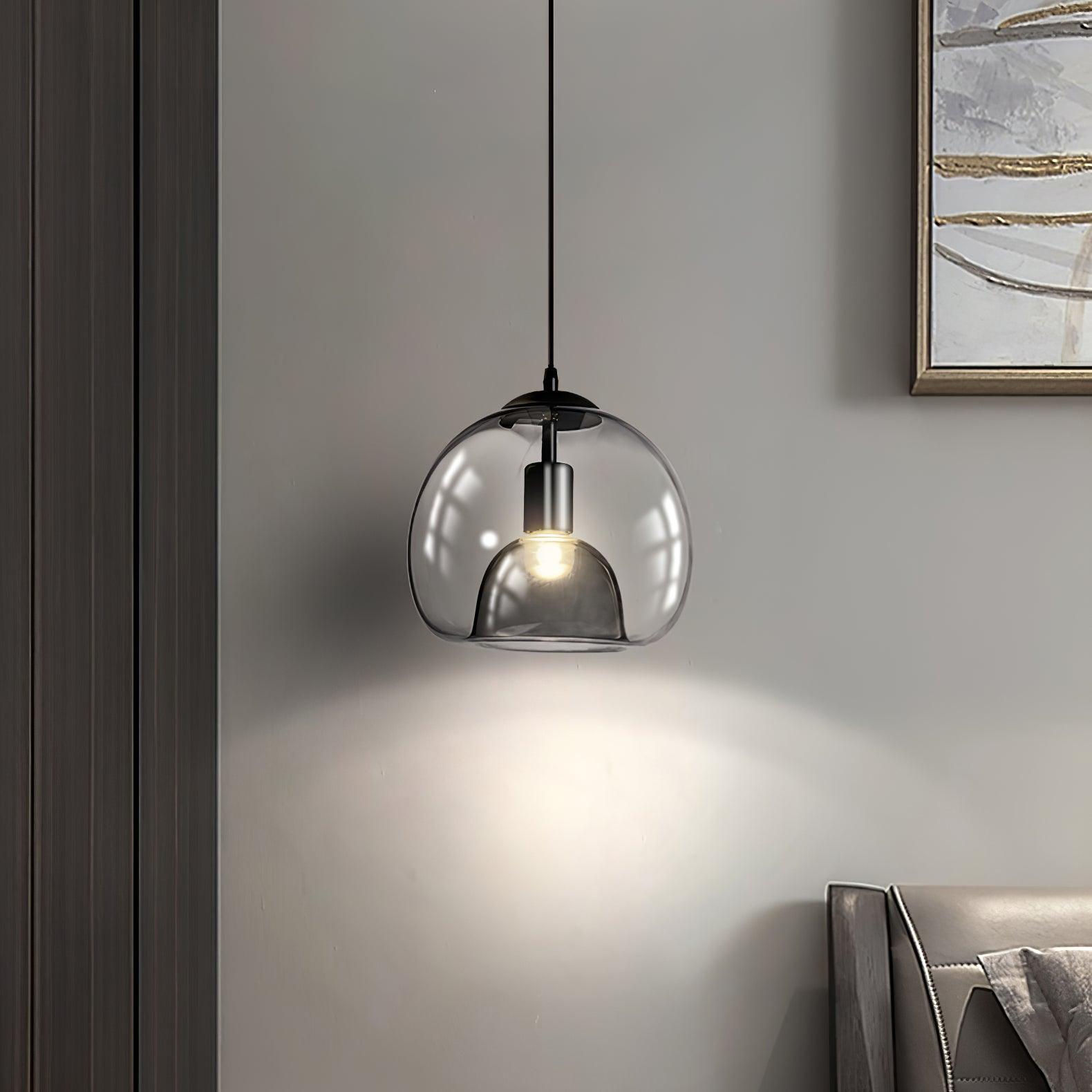 Zelirila Nordic Art Pearl Glass Pendant Lamp