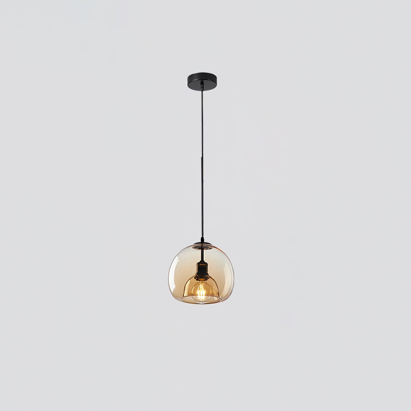 Zelirila Nordic Art Pearl Glass Pendant Lamp