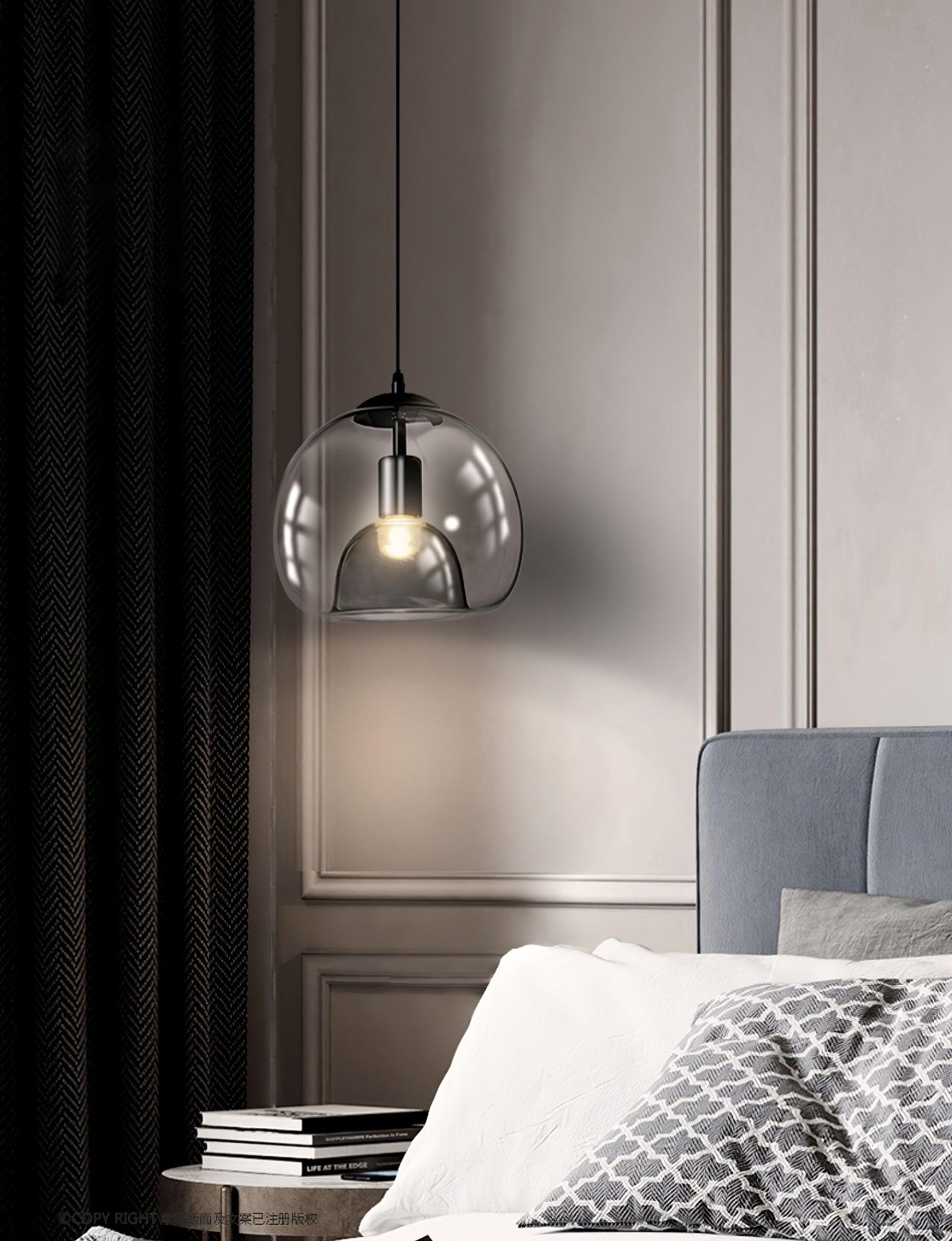 Zelirila Nordic Art Pearl Glass Pendant Lamp