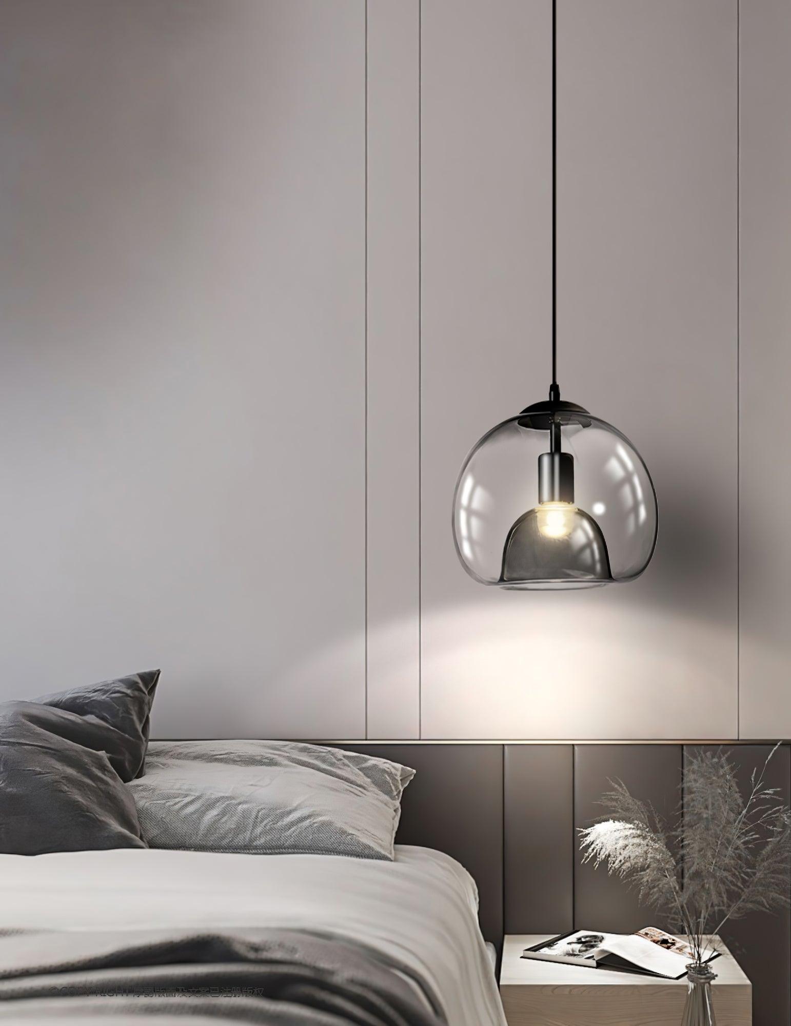 Zelirila Nordic Art Pearl Glass Pendant Lamp