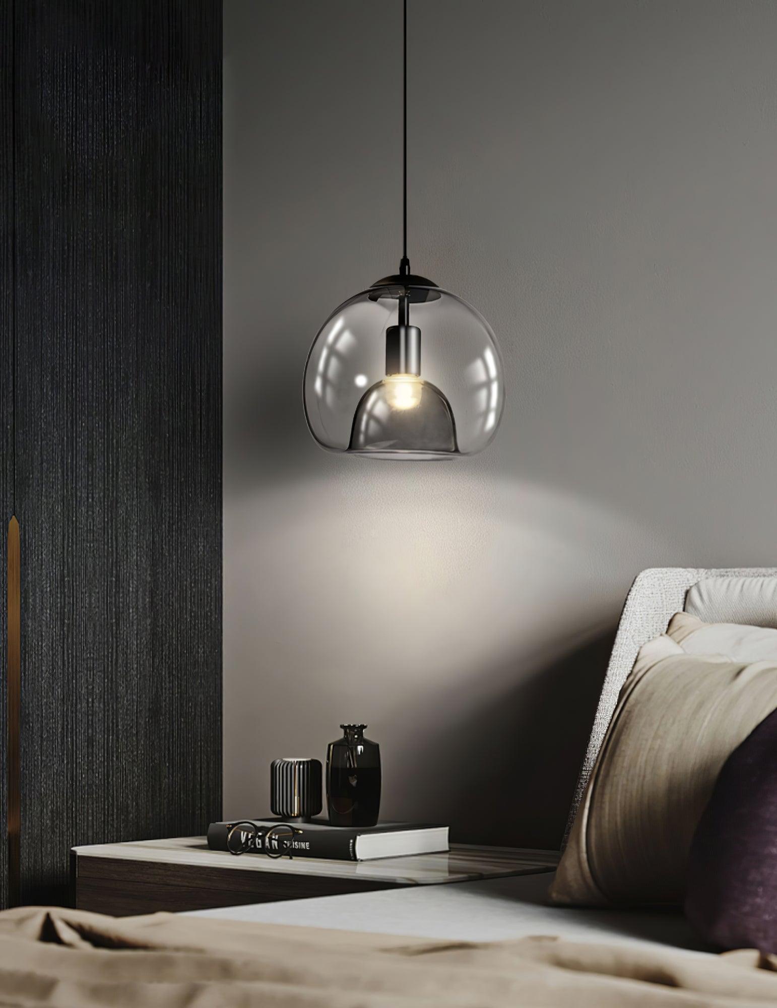 Zelirila Nordic Art Pearl Glass Pendant Lamp
