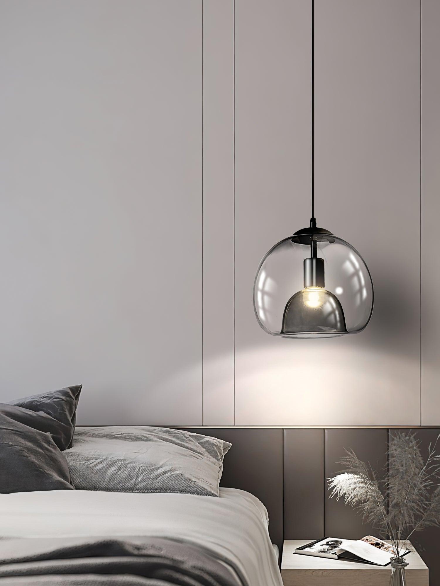 Zelirila Nordic Art Pearl Glass Pendant Lamp