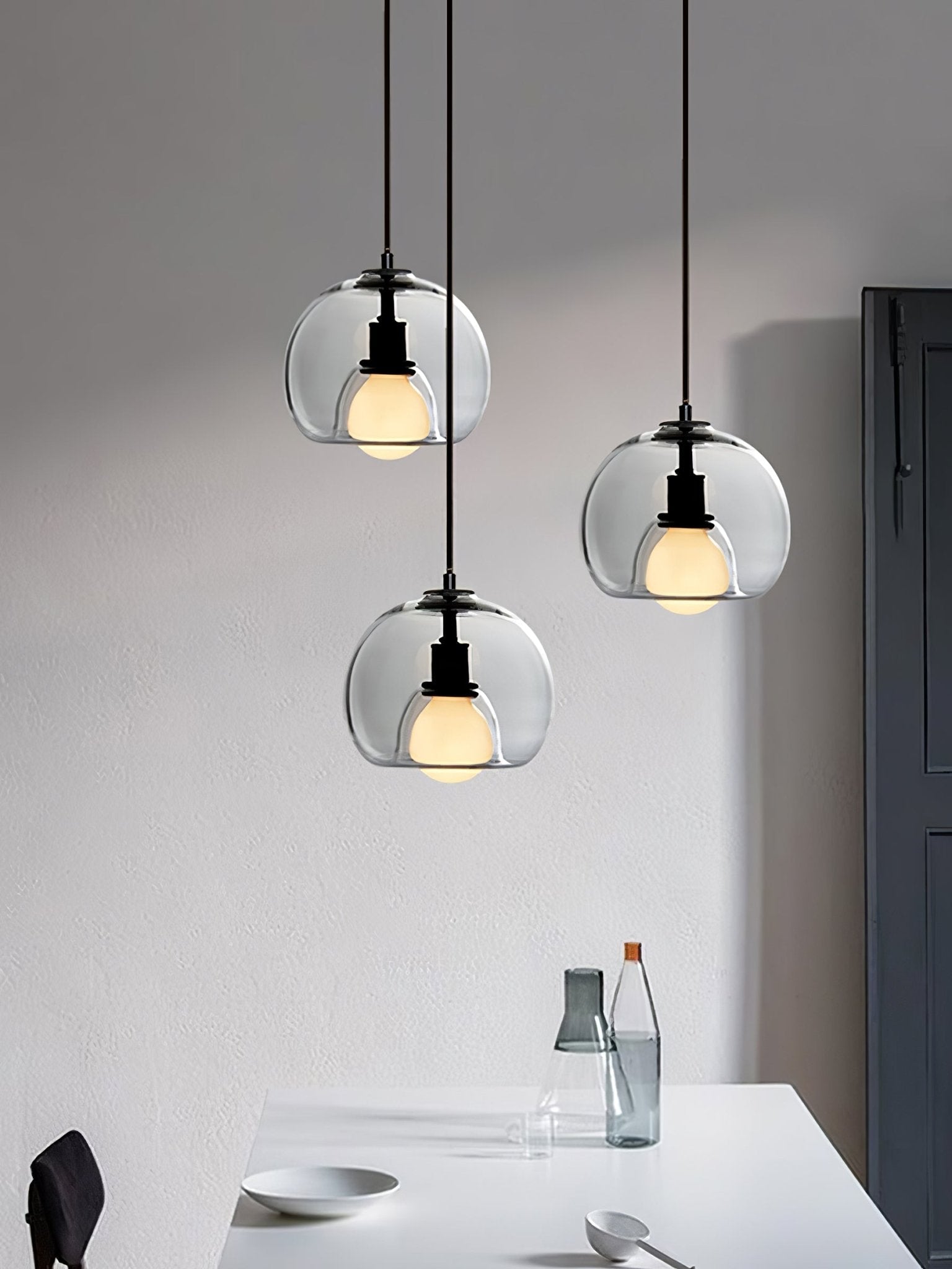 Neritha Suspension Contemporaine en Verre