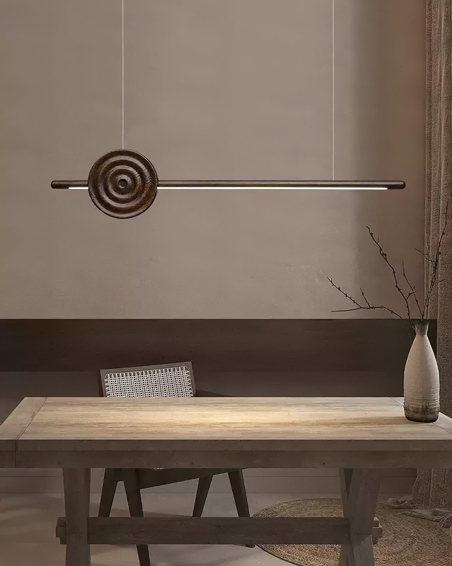 Aurora Lustre Erhu Bois