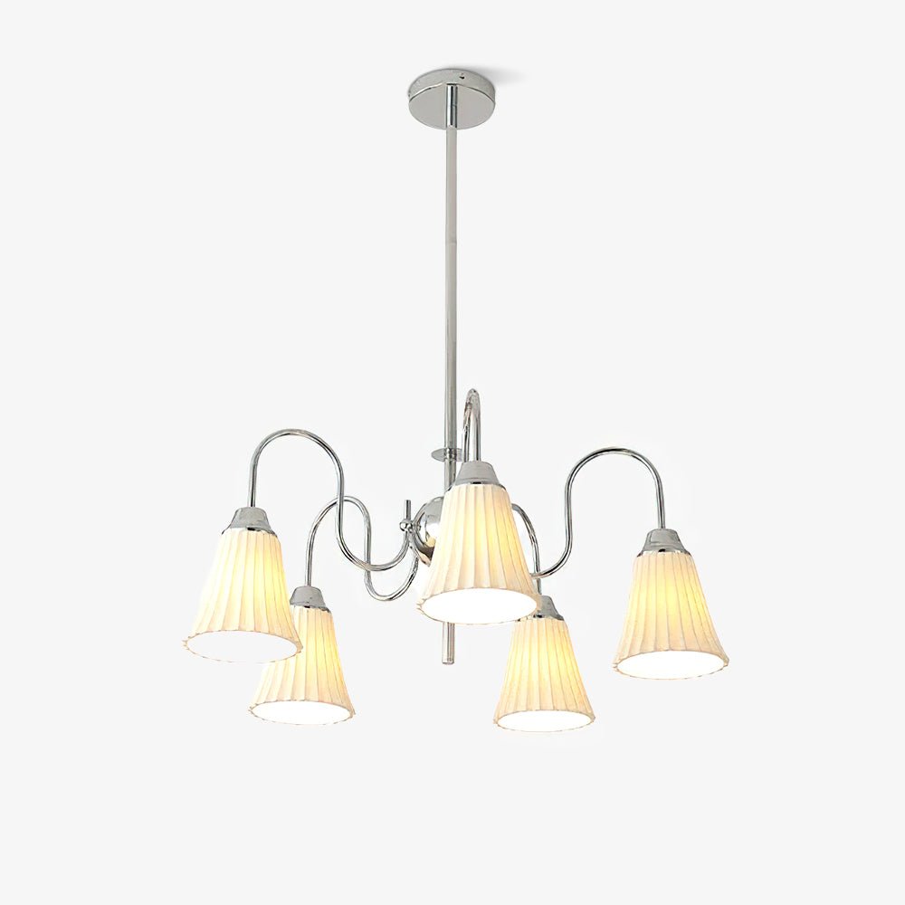Lustra Lustre Moderne Céramique Plissée