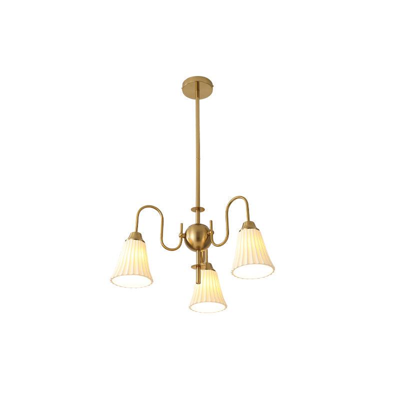 Lustra Lustre Moderne Céramique Plissée