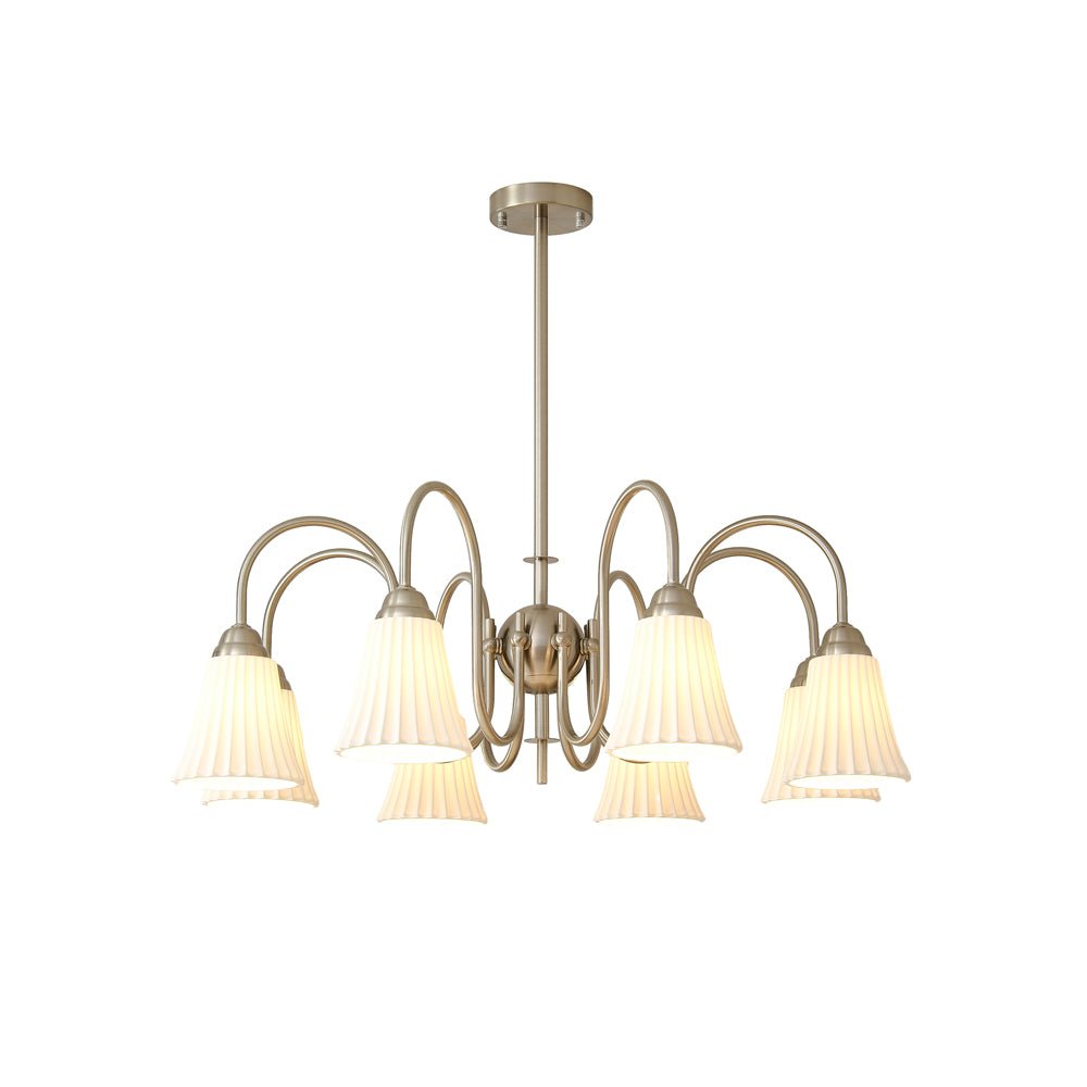 Lustra Lustre Moderne Céramique Plissée