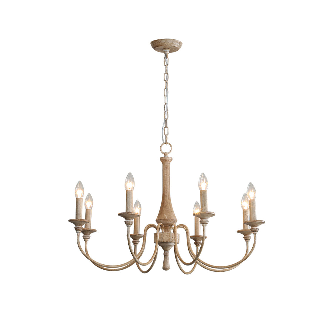 Alzorila Lustre Métal Sculpté Main Vintage Salon
