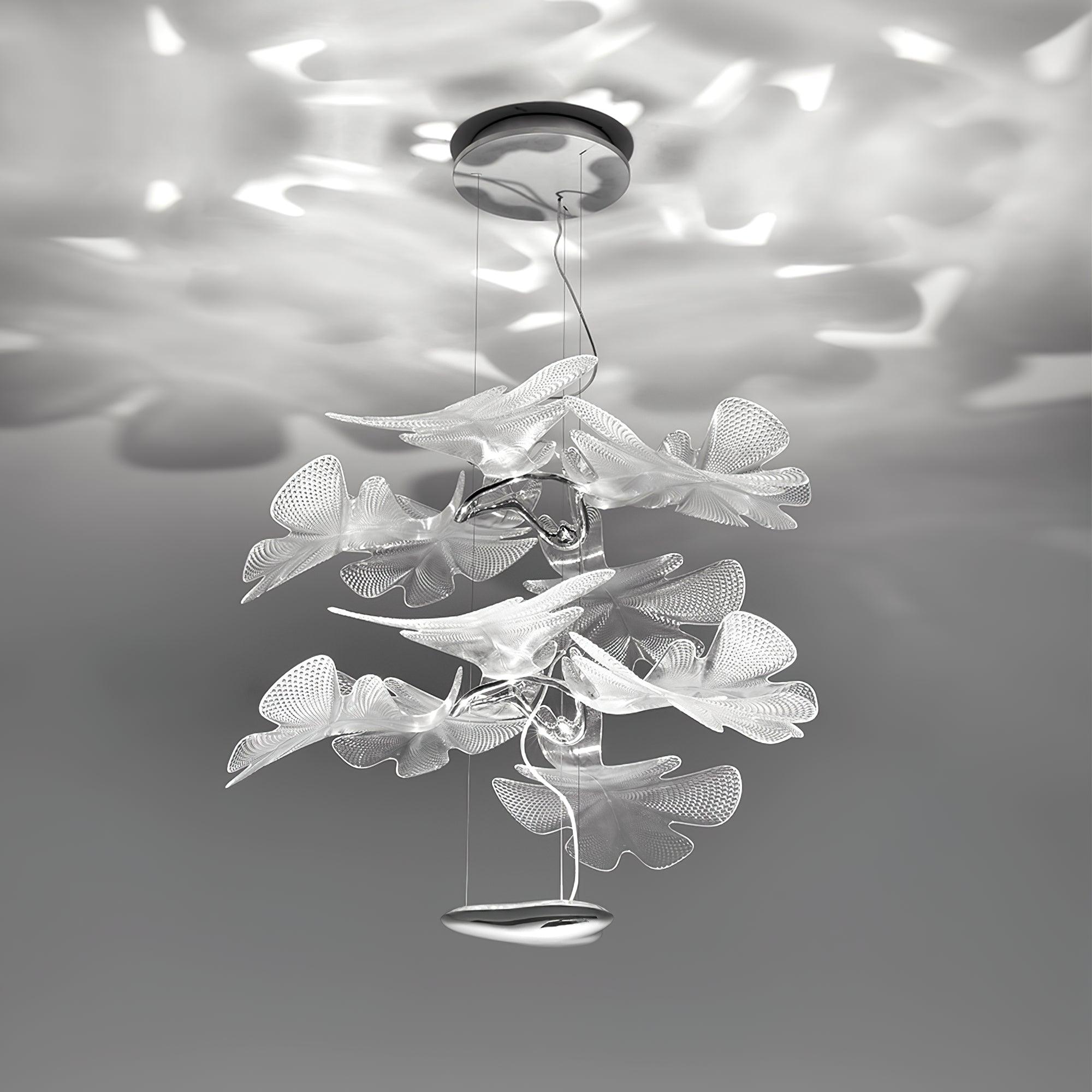 Etoile Suspension Ondulée LED Organique