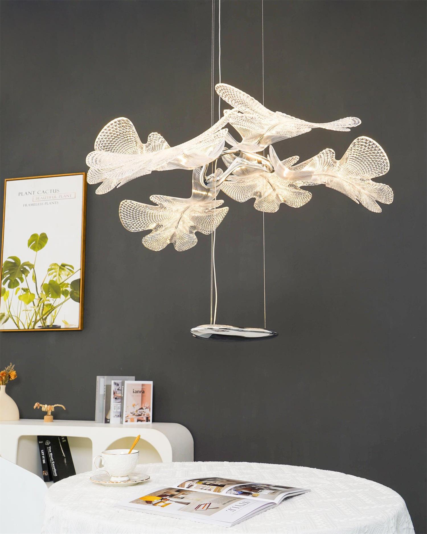 Etoile Suspension Ondulée LED Organique