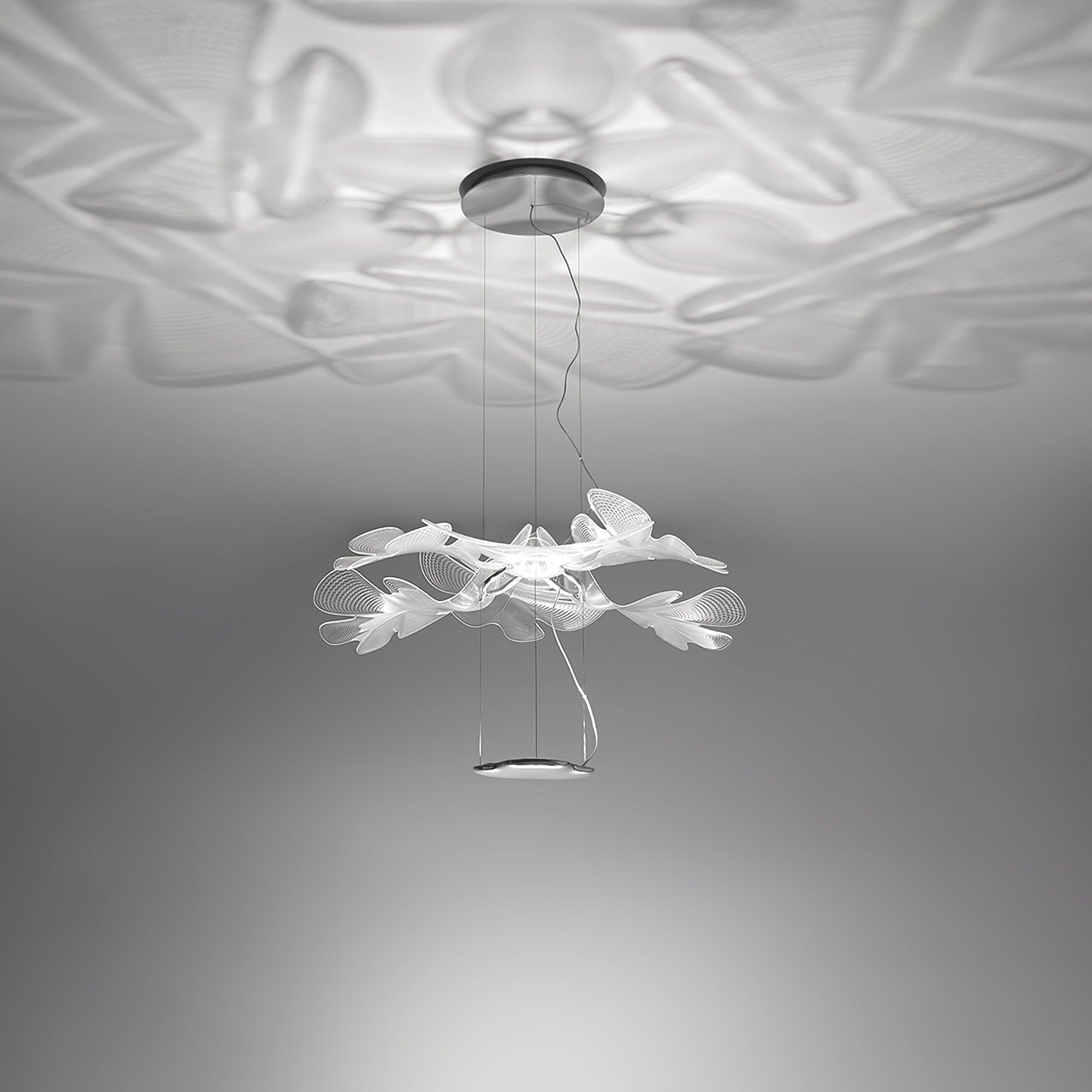 Etoile Suspension Ondulée LED Organique