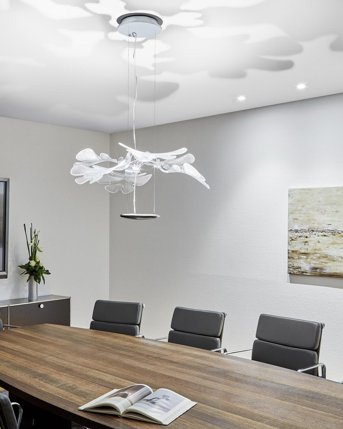 Etoile Suspension Ondulée LED Organique