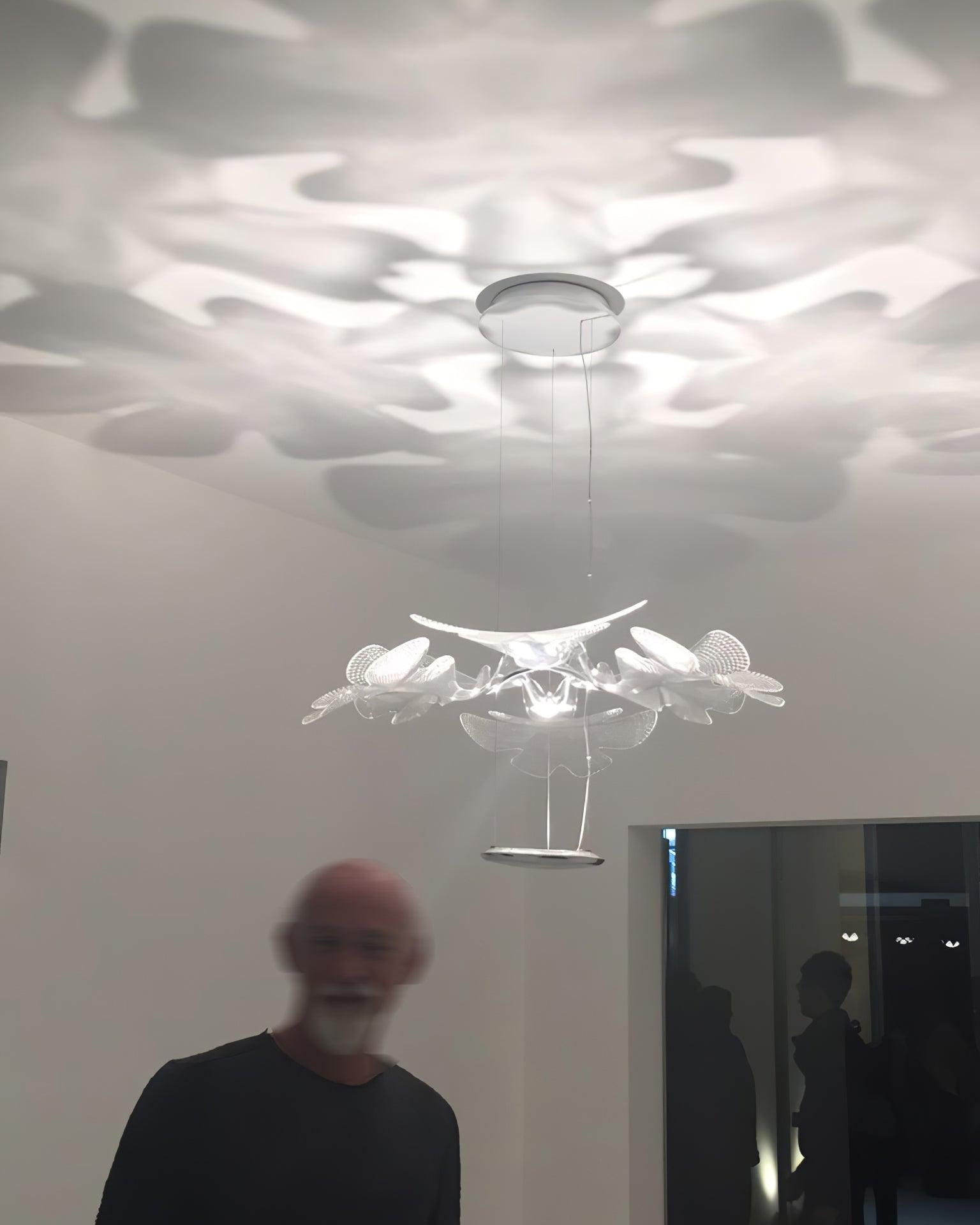 Etoile Suspension Ondulée LED Organique