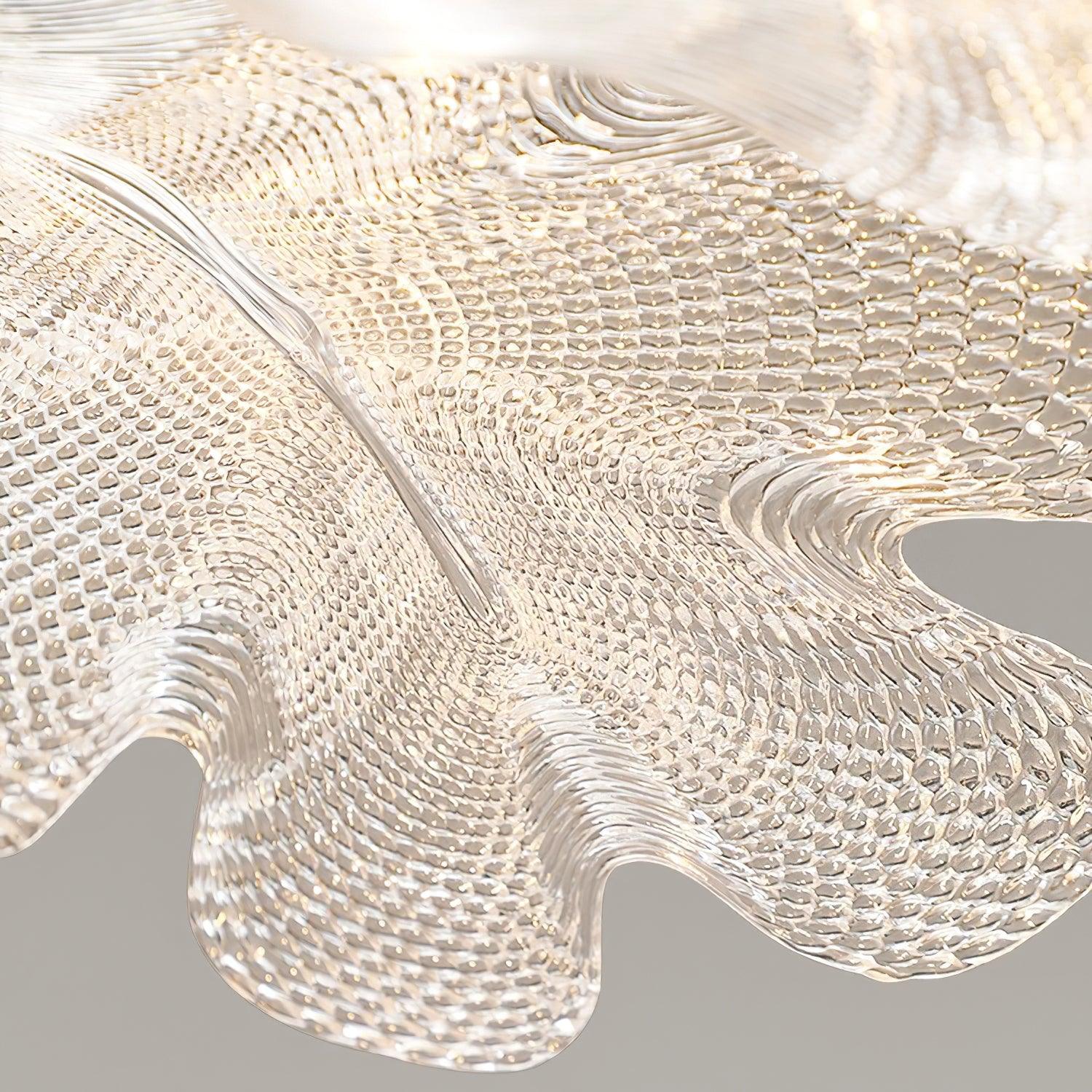 Etoile Suspension Ondulée LED Organique