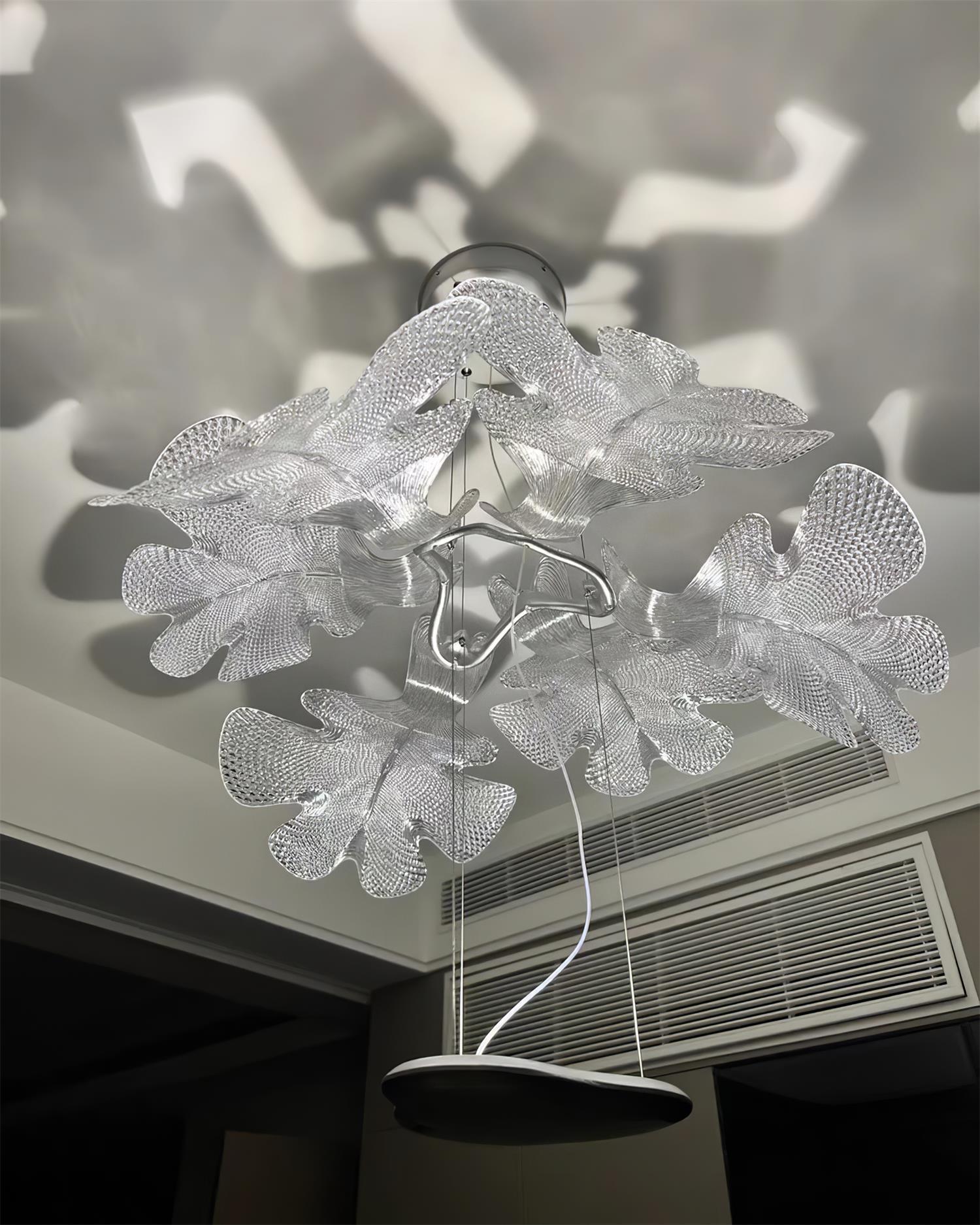 Etoile Suspension Ondulée LED Organique