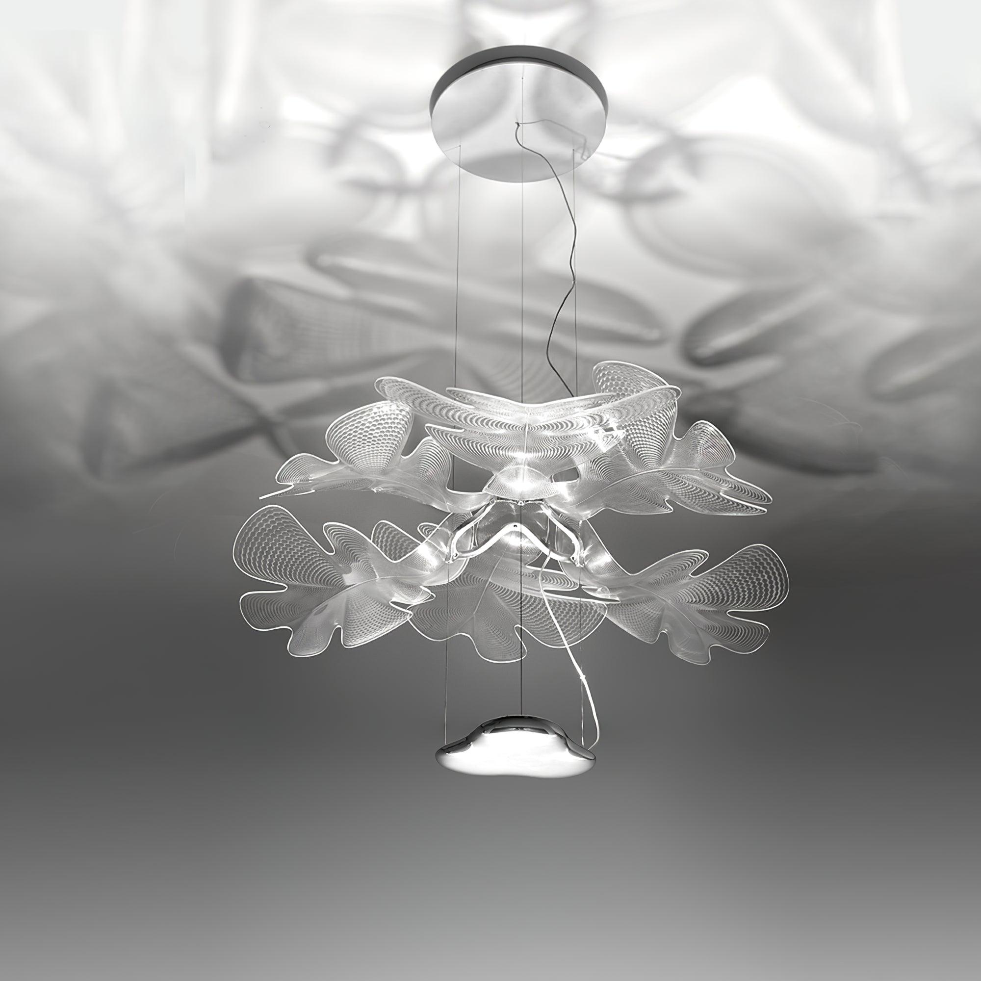 Etoile Suspension Ondulée LED Organique