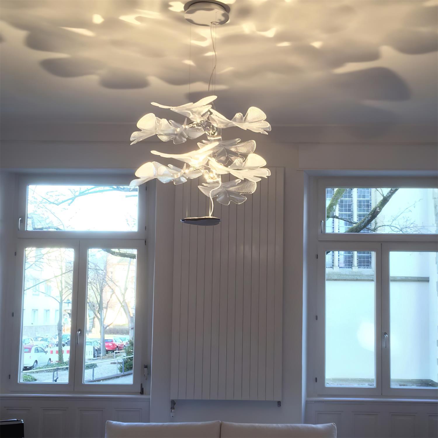 Etoile Suspension Ondulée LED Organique