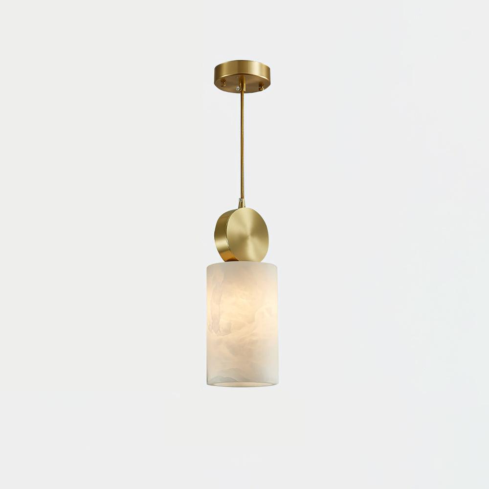 Lyrindis Cylindre Albâtre Pendentif Lumière