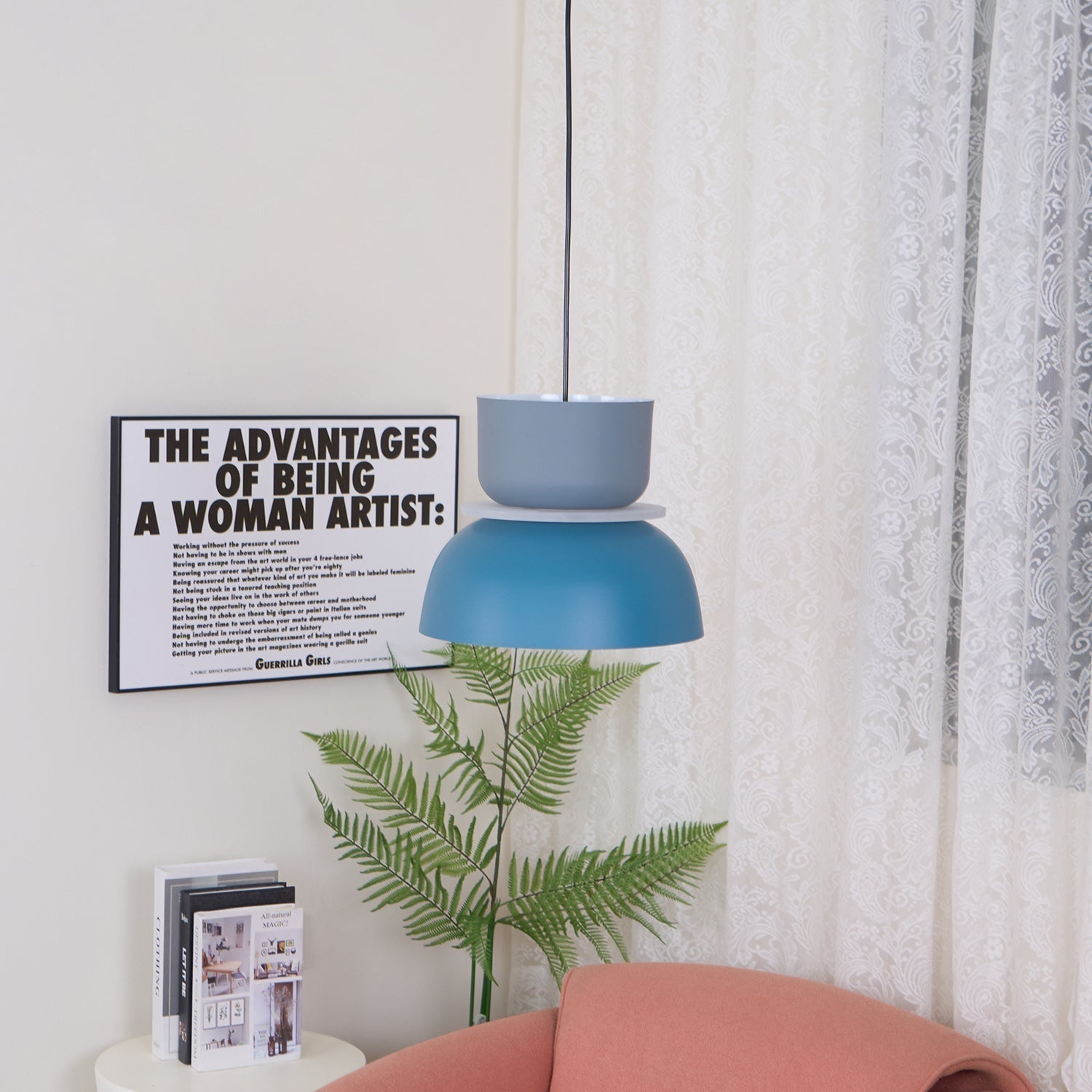 Vespece Suspension Minimaliste en Acrylique