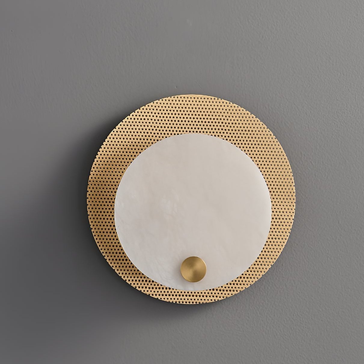 Ilzore Plafonnier Circulaire en Verre